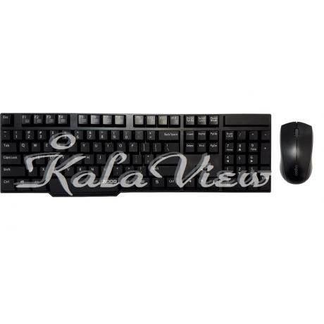 کیبورد کامپیوتر Rapoo 1800P Keyboard with Mouse