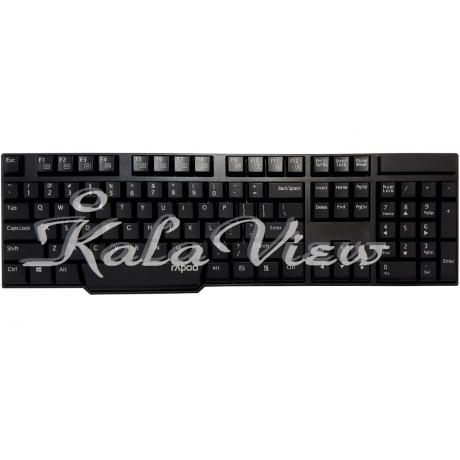 کیبورد کامپیوتر Rapoo 1800P Keyboard with Mouse
