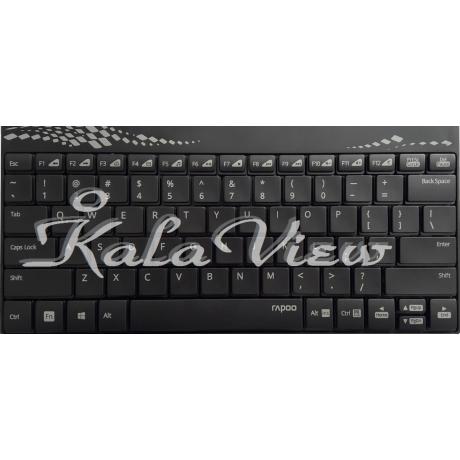 کیبورد کامپیوتر Rapoo 8000 Wireless With Mouse
