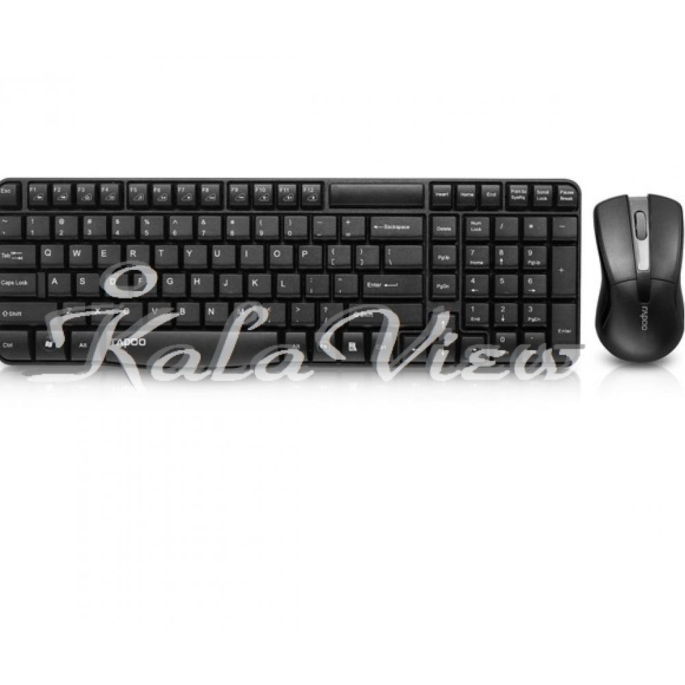 کیبورد کامپیوتر Rapoo X1800 Wireless Optical Mouse and Keyboard
