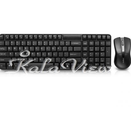کیبورد کامپیوتر Rapoo X1800 Wireless Optical Mouse and Keyboard