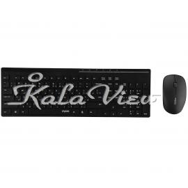 کیبورد کامپیوتر Rapoo X8100 Wireless Keyboard and Mouse With Persian Letters