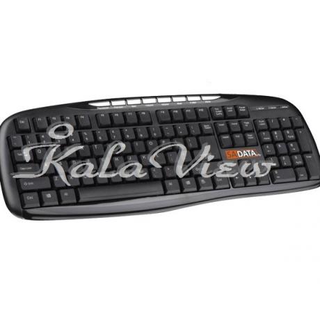 کیبورد کامپیوتر سادیتا KM 8000 Wired Keyboard