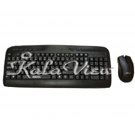 کیبورد کامپیوتر سادیتا Skm 1554Wl Wireless With Mouse