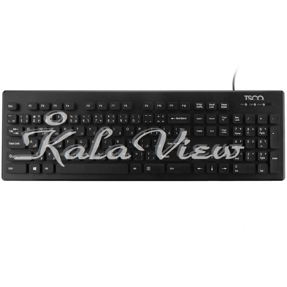 کیبورد کامپیوتر تسکو Tk8022 With Persian Letters
