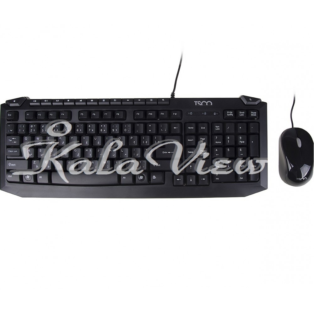 کیبورد کامپیوتر تسکو TKM 8054N Keyboard With Mouse