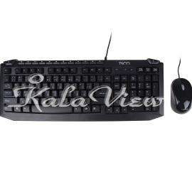 کیبورد کامپیوتر تسکو TKM 8054N Keyboard With Mouse