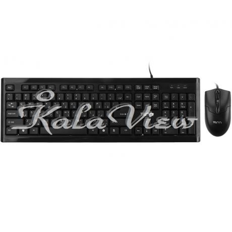 کیبورد کامپیوتر تسکو Tkm 8050 With Mouse With Persian Letters