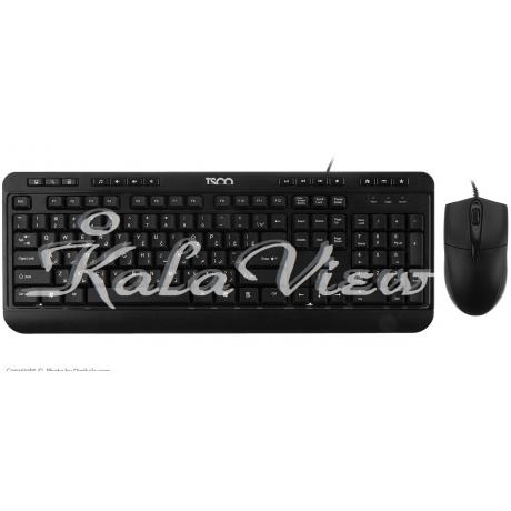 کیبورد کامپیوتر تسکو Tkm 8052 With Mouse With Persian Letters