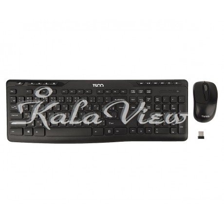 کیبورد کامپیوتر تسکو TKM 7108W Wireless Keyboard and Mouse With Persian Letters