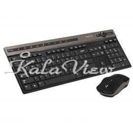 کیبورد کامپیوتر تسکو TKM7106W Wireless Keyboard and Mouse With Persian Letters