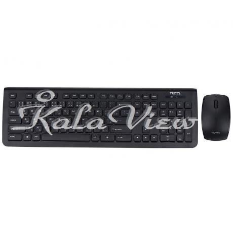 کیبورد کامپیوتر تسکو Tkm 7018 Wireless With Mouse