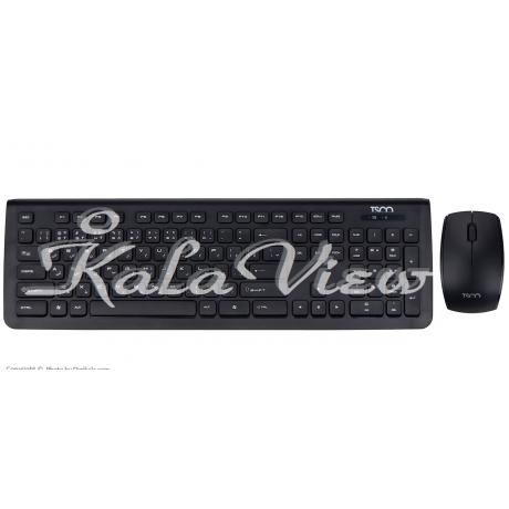 کیبورد کامپیوتر تسکو Tkm 7018 Wireless With Mouse