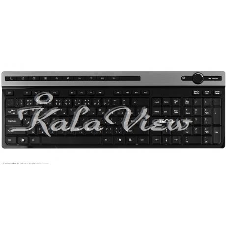 کیبورد کامپیوتر تسکو Tkm7106w Wireless With Mouse With Persian Letters