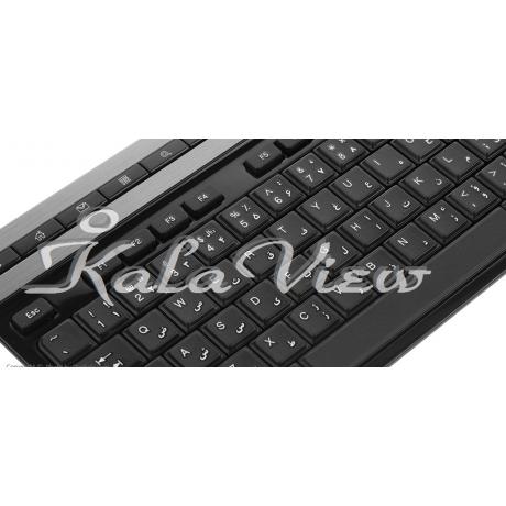 کیبورد کامپیوتر تسکو Tkm7106w Wireless With Mouse With Persian Letters
