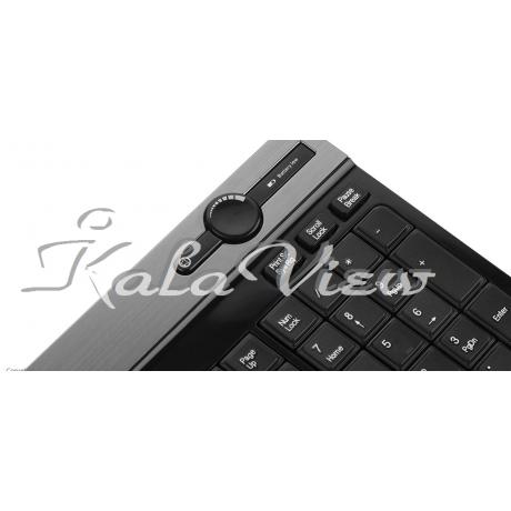کیبورد کامپیوتر تسکو Tkm7106w Wireless With Mouse With Persian Letters