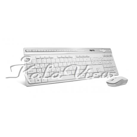 کیبورد کامپیوتر تسکو Tkm7106w Wireless With Mouse With Persian Letters