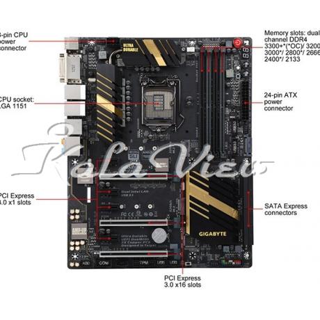 مادربرد کامپیوتر گیگابایت GA Z170X UD5
