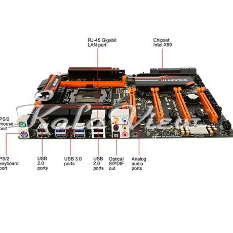 مادربرد کامپیوتر گیگابایت GA X99 SOC Champion