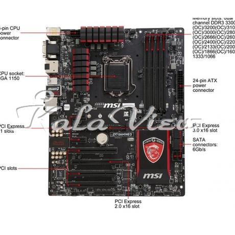مادربرد کامپیوتر ام اس آی Z97 GAMING 3