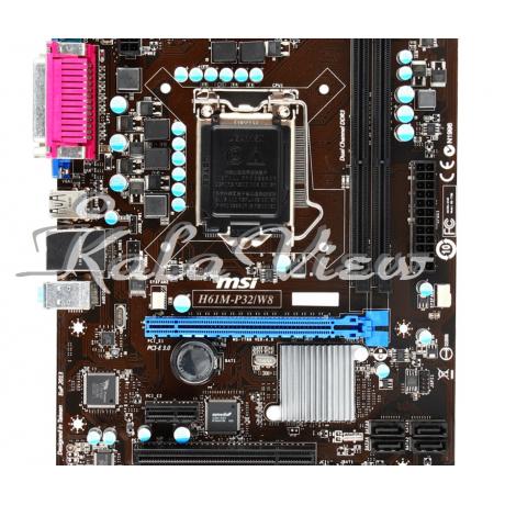 مادربرد کامپیوتر ام اس آی H61M P32 W8