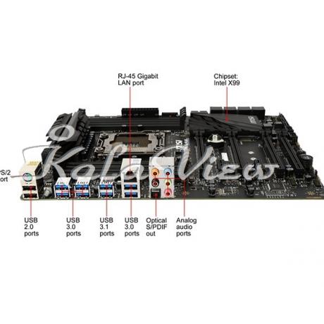 مادربرد کامپیوتر ام اس آی X99A Sli PLUS