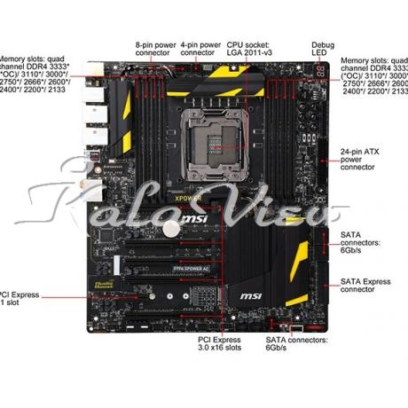 مادربرد کامپیوتر ام اس آی X99A XPOWER AC
