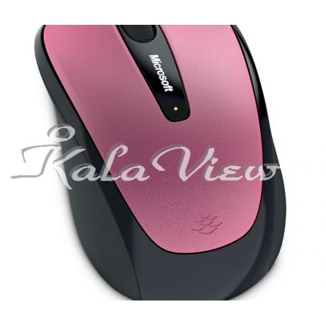 ماوس کامپیوتر مایکروسافت Wireless Mobile 3500 Pink