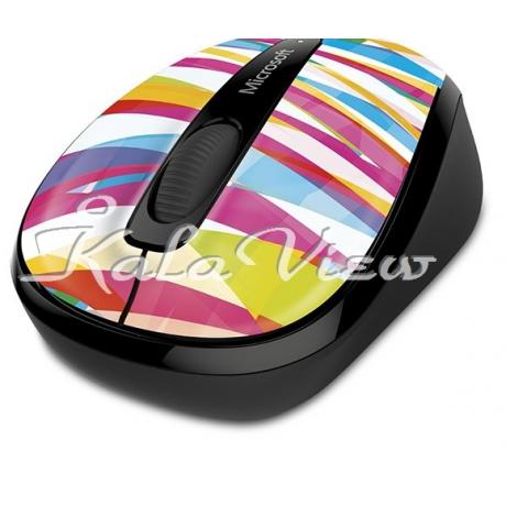 ماوس کامپیوتر مایکروسافت Wireless Mobile 3500 3D Design