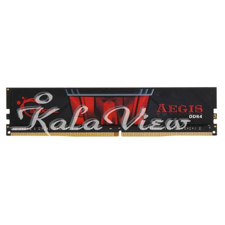 رم کامپیوتر Gskill Aegis DDR4 2400MHz CL15 Single Channel Desktop RAM  4GB