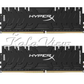 رم کامپیوتر کینگستون Hyperx Predator DDR4 3000Mhz Cl15 Dual Channel 16Gb