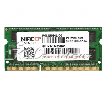 رم کامپیوتر Niaco NRG4L D3 DDR3L( PC3L ) 1600( 12800 ) 4GB