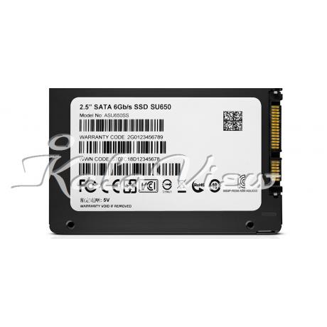 هارد اس اس دی کامپیوتر Adata SU650 SSD  240GB