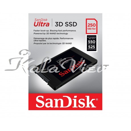 اس اس دی اینترنال سن دیسک مدل 3D Ssd ظرفیت 250 گیگابایت