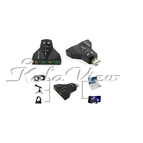 کارت صدا کامپیوتر Virtual 7 1 USB Sound Card