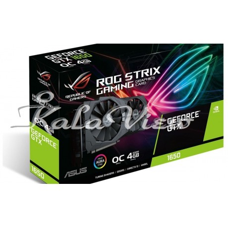 کارت گرافیک ایسوس مدل Rog Strix Gtx1650 O4g Gaming