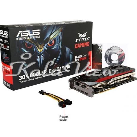 کارت گرافیک کامپیوتر ایسوس STRIX R9390X DC3OC 8GD5 GAMING