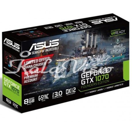 کارت گرافیک کامپیوتر ایسوس GTX1070 8G