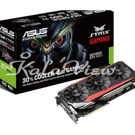 کارت گرافیک کامپیوتر ایسوس STRIX GTX980TI DC3OC 6GD5 GAMING