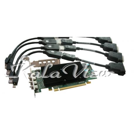 کارت گرافیک کامپیوتر Matrox M9148 LP PCIe x16 Graphic Card