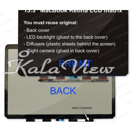 صفحه نمایش لپ تاپ اپل Macbook pro 13 retina a1425 (late 2012)