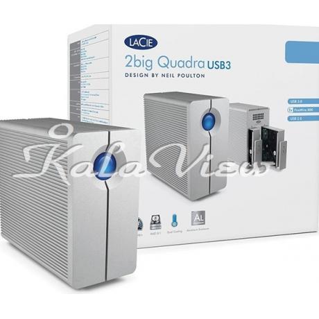 هارد اکسترنال لوازم جانبی Lacie 2big Quadra 8TB