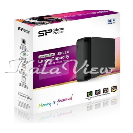 هارد اکسترنال لوازم جانبی سیلیکون Power Stream S06 3 5 Inch 4TB