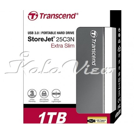 هارد اکسترنال لوازم جانبی ترنسند StoreJet 25C3 1TB