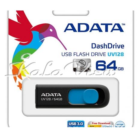 ADATA DashDrive UV128 Flash Memory  64GB