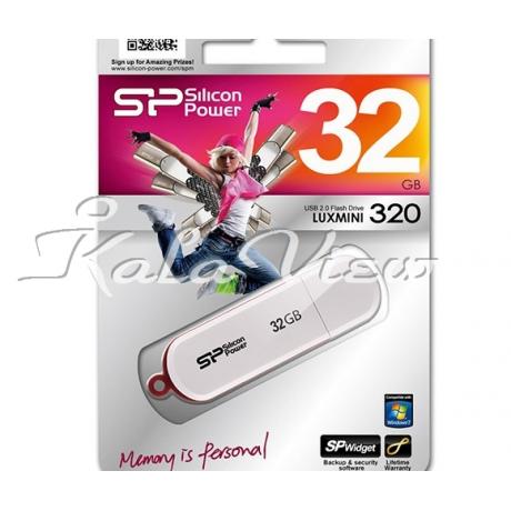 فلش مموری لوازم جانبی سیلیکون Power Luxmini 320 USB 2 0  32GB