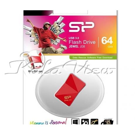 فلش مموری لوازم جانبی سیلیکون Power Jewel J08  64GB