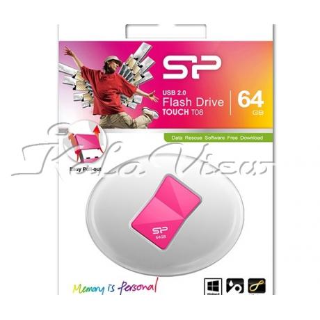 فلش مموری لوازم جانبی سیلیکون Power Touch T08  64GB