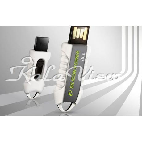فلش مموری لوازم جانبی سیلیکون Power USB Unique 530  8GB