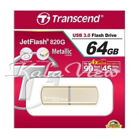 فلش مموری لوازم جانبی ترنسند JetFlash 820G  64GB